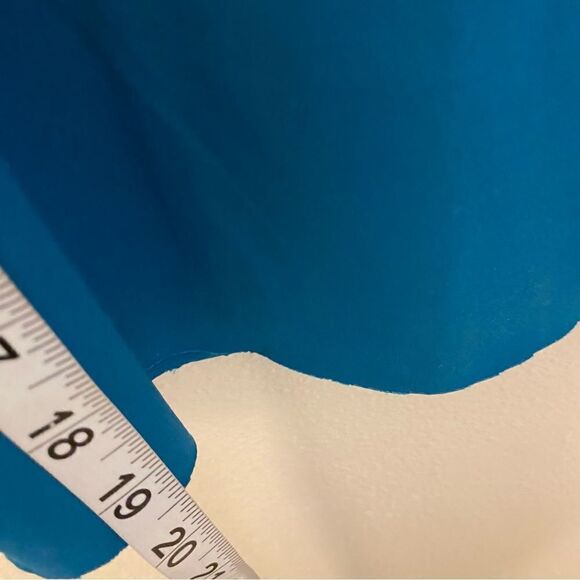 WEISSMAN Balera Dance Costume teal Culotte Unitard With Mesh MJ11187 Child LC - Picture 9 of 10